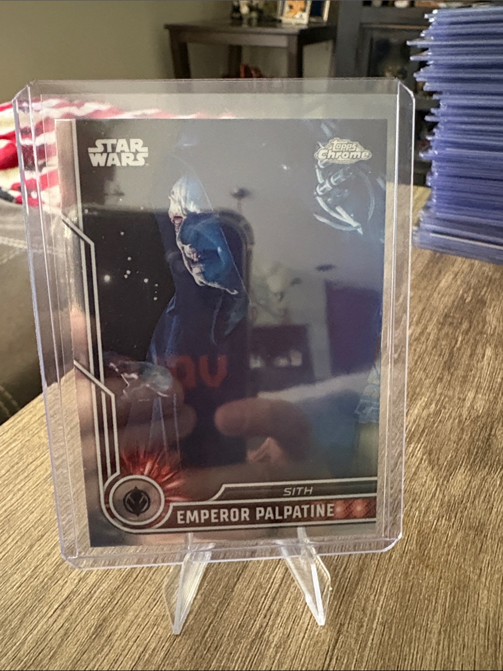 Topps Chrome Emperor Palpatine Card